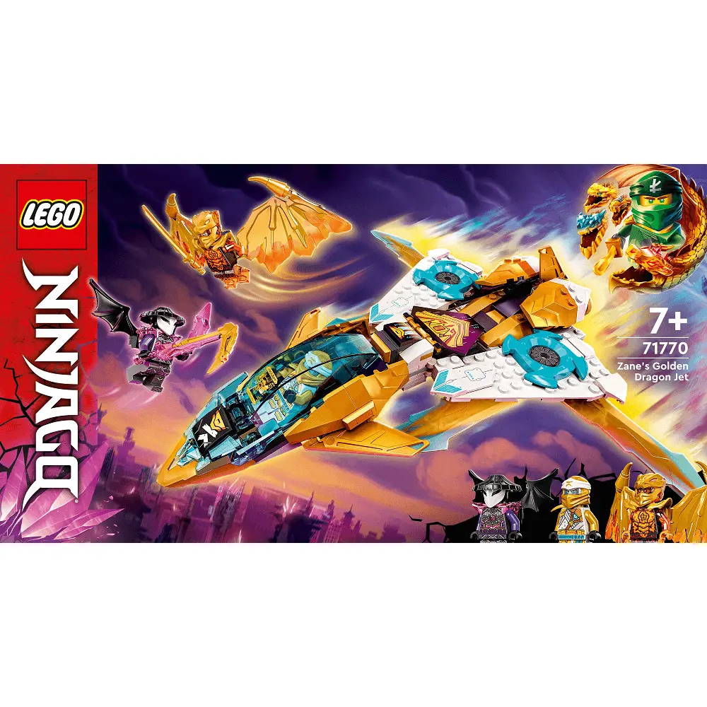 LEGO Ninjago Avionul-dragon auriu al lui Zane 71770