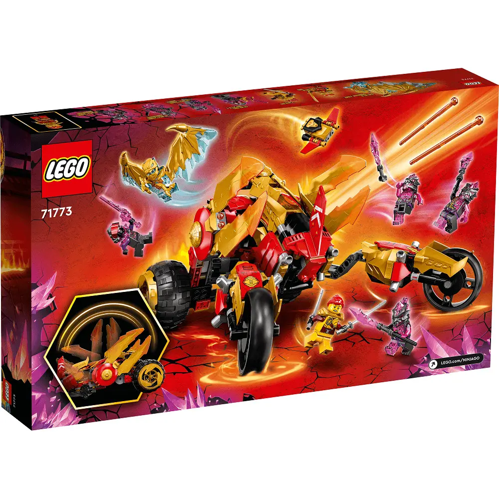 LEGO Ninjago Vehiculul-dragon auriu de lupta al lui Kai 71773