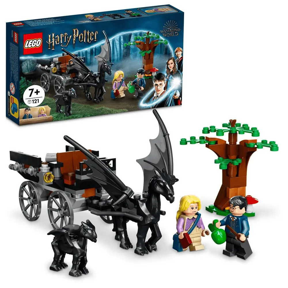 LEGO Harry Potter Trasura si caii Thestral de la Hogwarts 76400