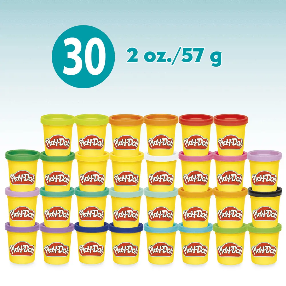 Set 30 borcane plastilina Play-Doh
