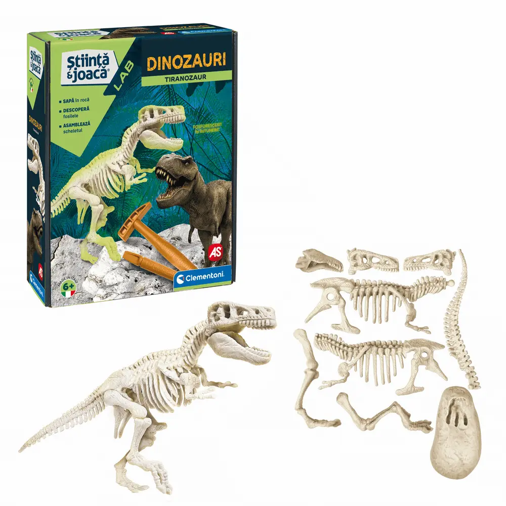 Set Stiinta si joaca Descopera Dinozaurul T-Rex Clementoni