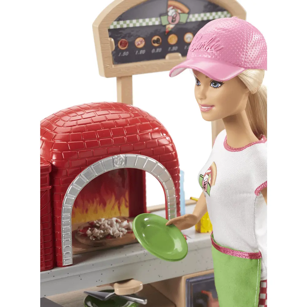 Set de joaca Pizzeria Barbie, Multicolor