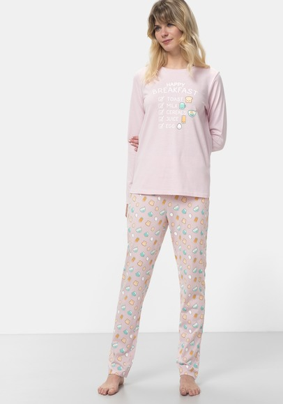 Pijama maneca lunga dama S/XXL
