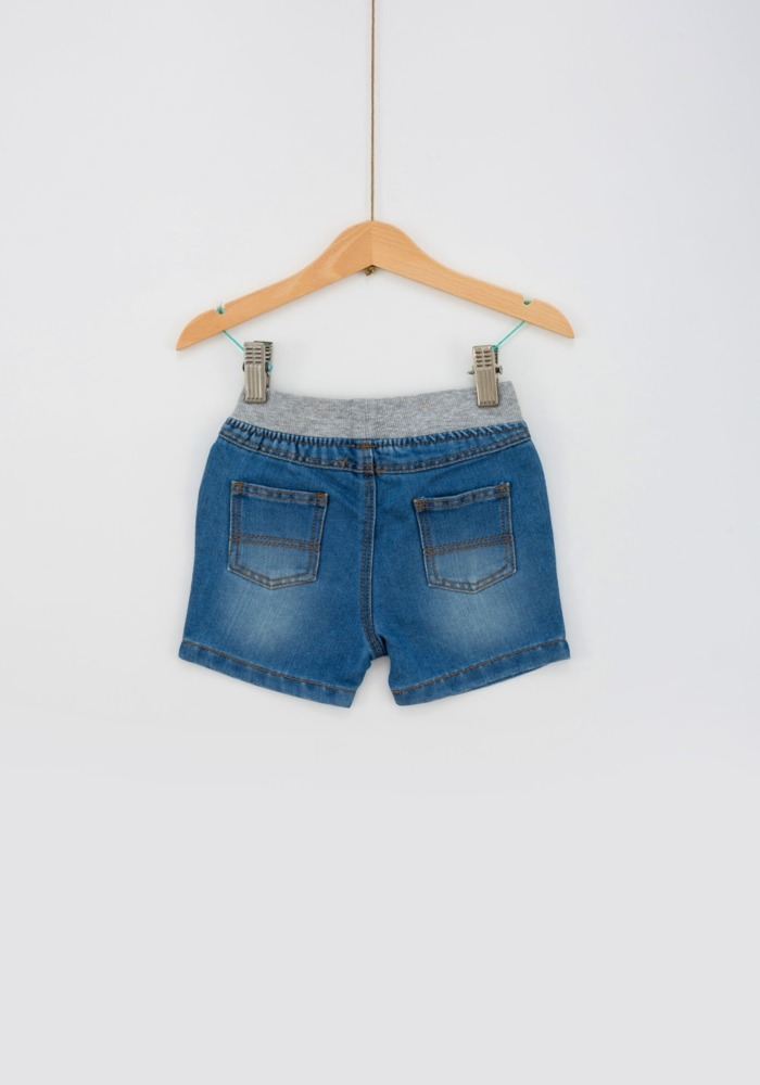 Pantaloni scurti jeans bebe 6/36 luni