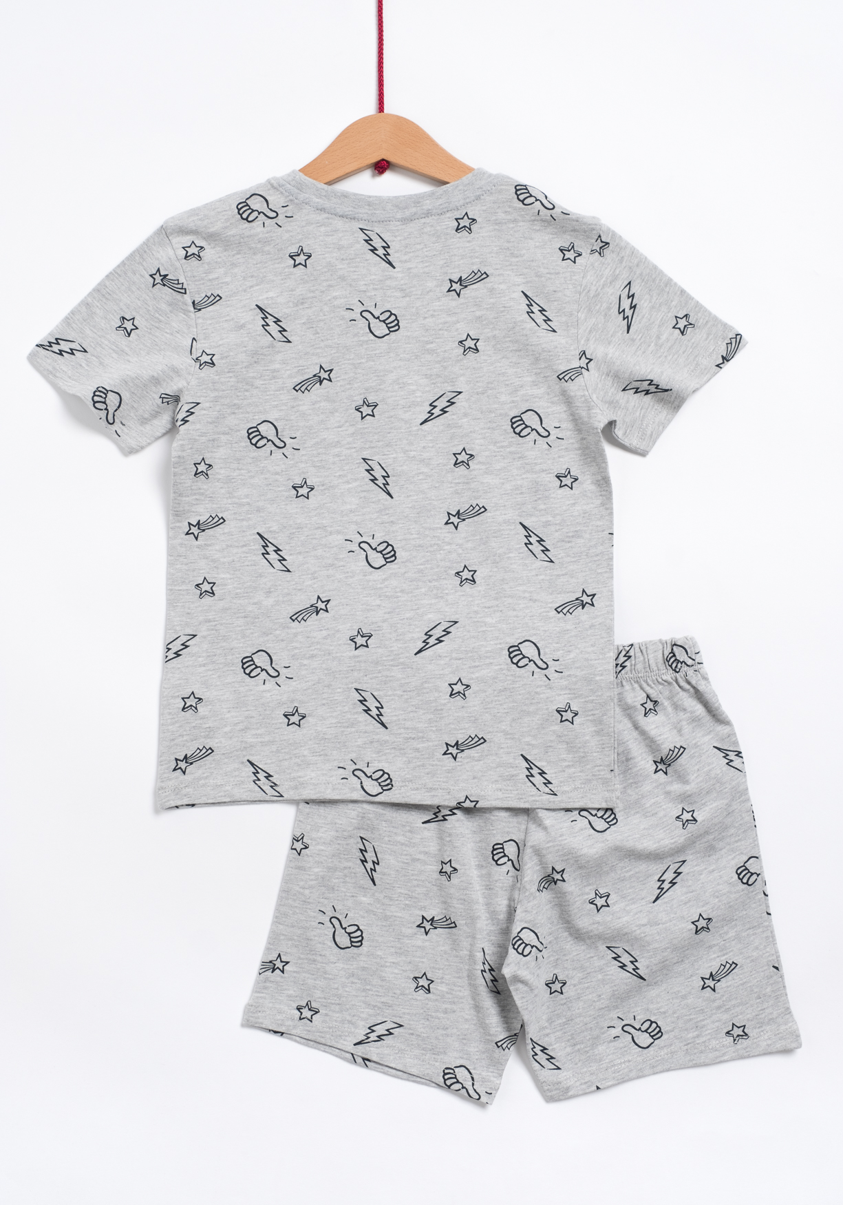 Pijama maneca scurta baieti 2/8 ani