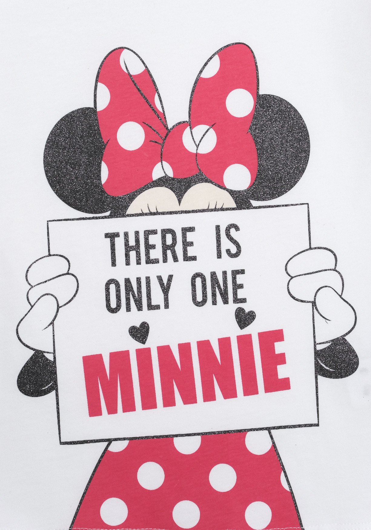 Tricou maneca lunga Minnie fete 2/8 ani