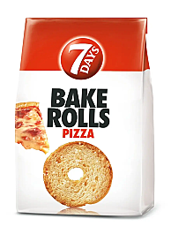 Rondele Bake Rolls 7 Days cu pizza 150 g
