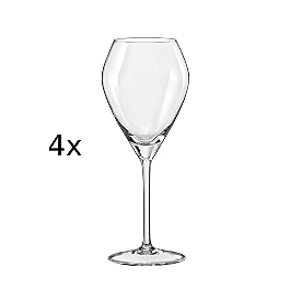 Set 4 pahare Exclusive, sticla, 36 cl, Transparent