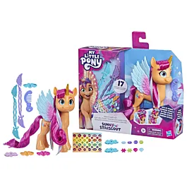 Set cu figurina Sunny Starscout My Little Pony: Ribbon Hairstyle, Multicolor