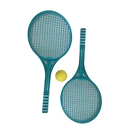 Set 2 palete tenis si minge, 53 cm, Multicolor
