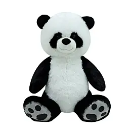Panda de plus sezand Max & Sax, 65 cm, Alb/Negru