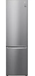 Combina frigorifica LG GBB62PZJMN, 384 Litri, inaltime 203 cm, Clasa E, Argintiu, No Frost