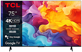 Televizor Smart TCL 75V6B, 189 cm, Ultra HD 4K
