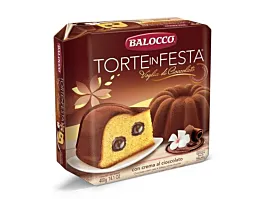 Prajitura Torte in Festa Balocco cu vanilie si ciocolata 400g