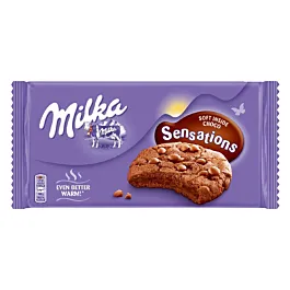Biscuiti Milka Choco Sensations 156 g