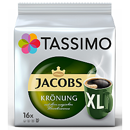 Capsule cafea Tassimo Jacobs Kronung XL 16 capsule x 144 g