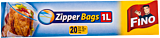 Zipper bags 1 l Fino 20 buc