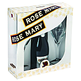 Vin spumant Rose Mary demisec 0.75L + 2 pahare