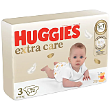 Scutece Huggies Extra Care Mega marimea 3, 6-10 kg, 72 buc