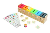 Joc de reciclare Montessori, lemn, Multicolor