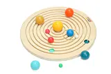 Jucarie educativa Sistemul solar Montessori, Multicolor