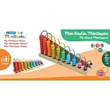 Jucarie educativa Numaratoare Montessori, Multicolor