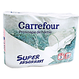 Prosoape de bucatarie Carrefour 3 straturi 3 role