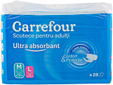 Scutece pentru adulti medium Carrefour 28 buc