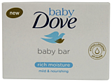 Sapun crema pentru bebelusi Baby Dove Rich Moisture 75g