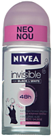 Deo roll-on anti-perspirant Nivea Invisible for Black&White Clear 50ml