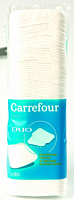 Dischete demachiante patrate 80 bucati Carrefour