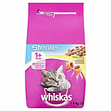 Hrana uscata completa cu pui pentru pisici adulte Whiskas 1.4kg