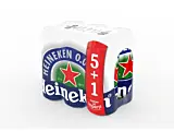 Bere blonda lager fara alcool Heineken doza 6 x 500ml