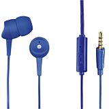 Casti audio Hama Basic4Phone, in-ear, microfon, albastru