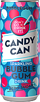 Bautura carbogazoasa Candy Can Bubble Gum, zero zahar, 0.33L