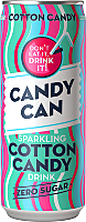 Bautura carbogazoasa Candy Can Cotton Candy, zero zahar, 0.33L