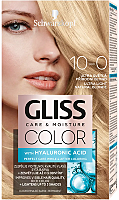 Vopsea de par permanenta Gliss Color 10-0 Blond natural ultra deschis