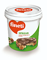 Crema tartinabila Fineti cu cacao, alune de padure si lapte 1kg