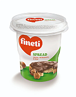 Crema tartinabila Fineti cu cacao, alune de padure si lapte 400 g