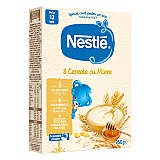 Cereale Nestle 8 Cereale cu Miere, 250g, de la 12 luni