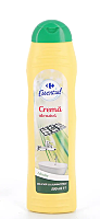 Crema abraziva cu parfum de lamaie, Carrefour Essential, 500ml