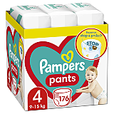 Scutece-chilotel Pampers Pants XXL Box Marimea 4, 9-15 kg, 176 buc