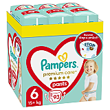 Scutece-chilotel Pampers Premium Care Pants XXL Box Marimea 6, 15 kg, 93 buc