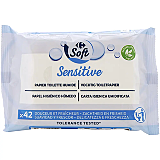 Hartie igienica umeda Carrefour Soft Sensitive 42 bucati/pachet