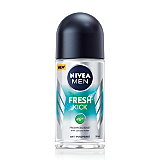 Deodorant roll-on Nivea Fresh Kick pentru barbati, 50 ml