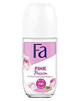 Deodorant roll-on Fa Pink Passion cu parfum de trandafir, Femei, 50 ml