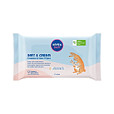 Servetele umede Nivea Baby Soft & Cream Cleanse & Care 57 buc