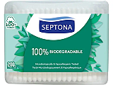 Betisoare biodegradabile Septona, cutie 200 buc