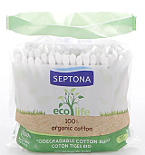 Betisoare bumbac Septona Ecolife, 100 buc