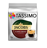 Cafea capsule Tassimo Jacobs Café Crema Classico, 16 bauturi x 150 ml